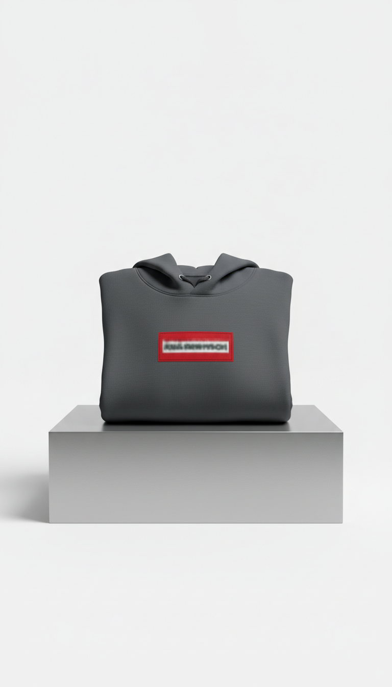 Supreme Box Logo Hoodie Graphite Fleece